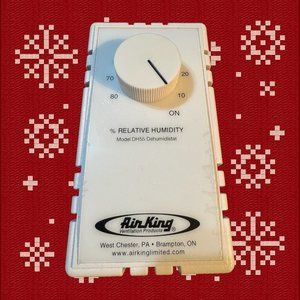 Air king DH55 Specialty Control Switches, Rotary Dial, Dehumidistat Control